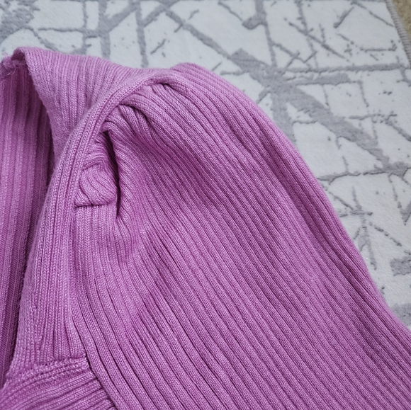 Knit Wrap Sweater pink rose - Picture 3 of 9